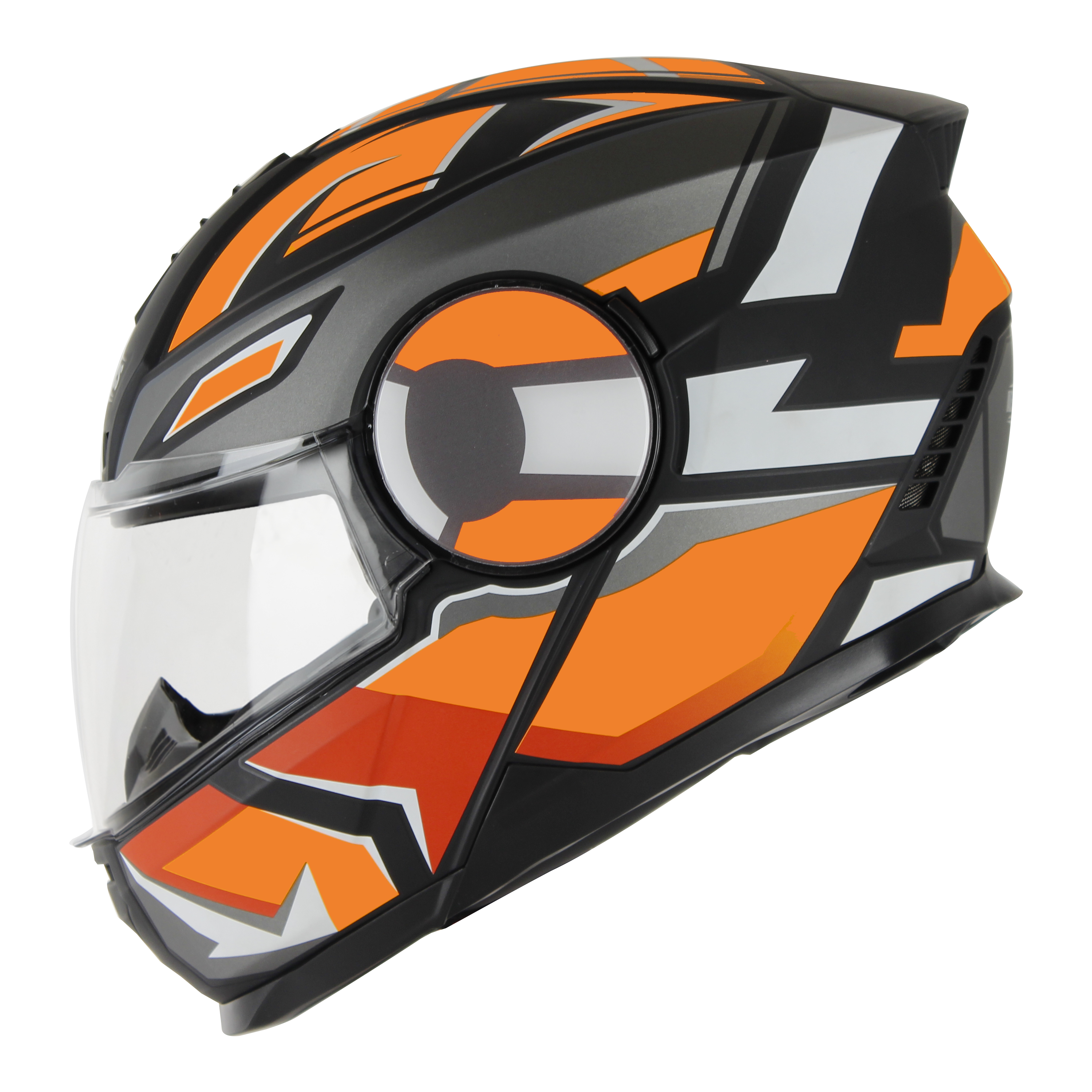 SBH-40 SPEED GLOSSY BLACK WITH ORANGE (WITH MEDIUM-END INTERIOR)